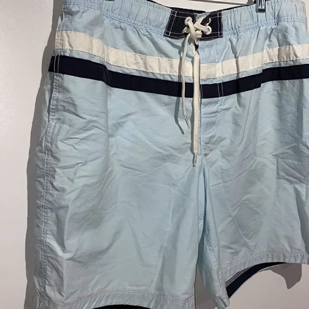 Tommy Hilfiger Men's Built-In Mesh‎ Brief Swimwear Boardshorts Blue XL